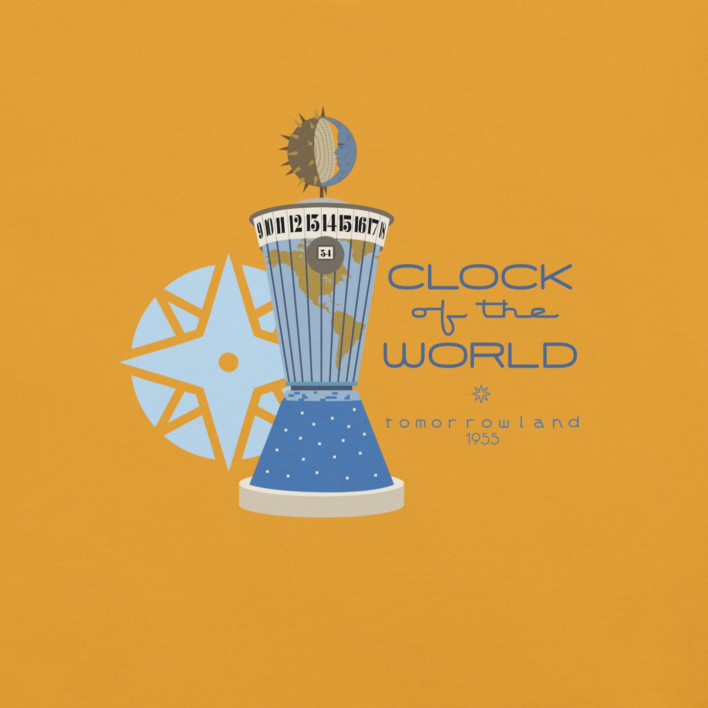 CLOCK OF THE WORLD tower T-Shirt