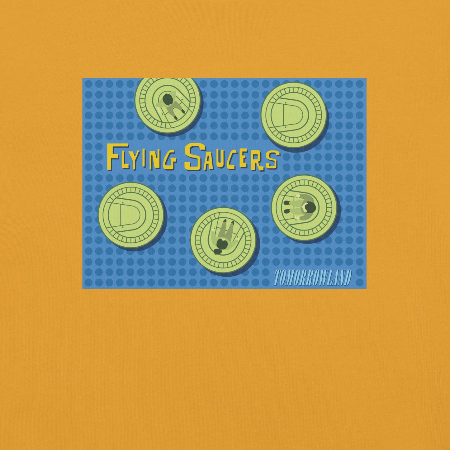 FLYING SAUCERS grid T-Shirt