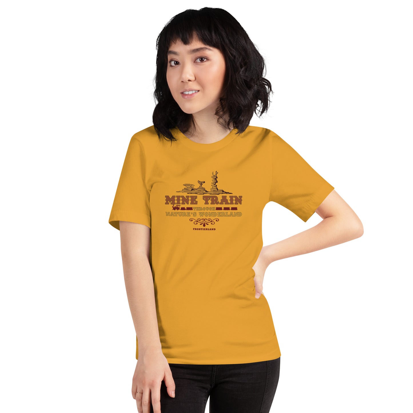 MINE TRAIN THROUGH NATURE'S WONDERLAND title T-Shirt