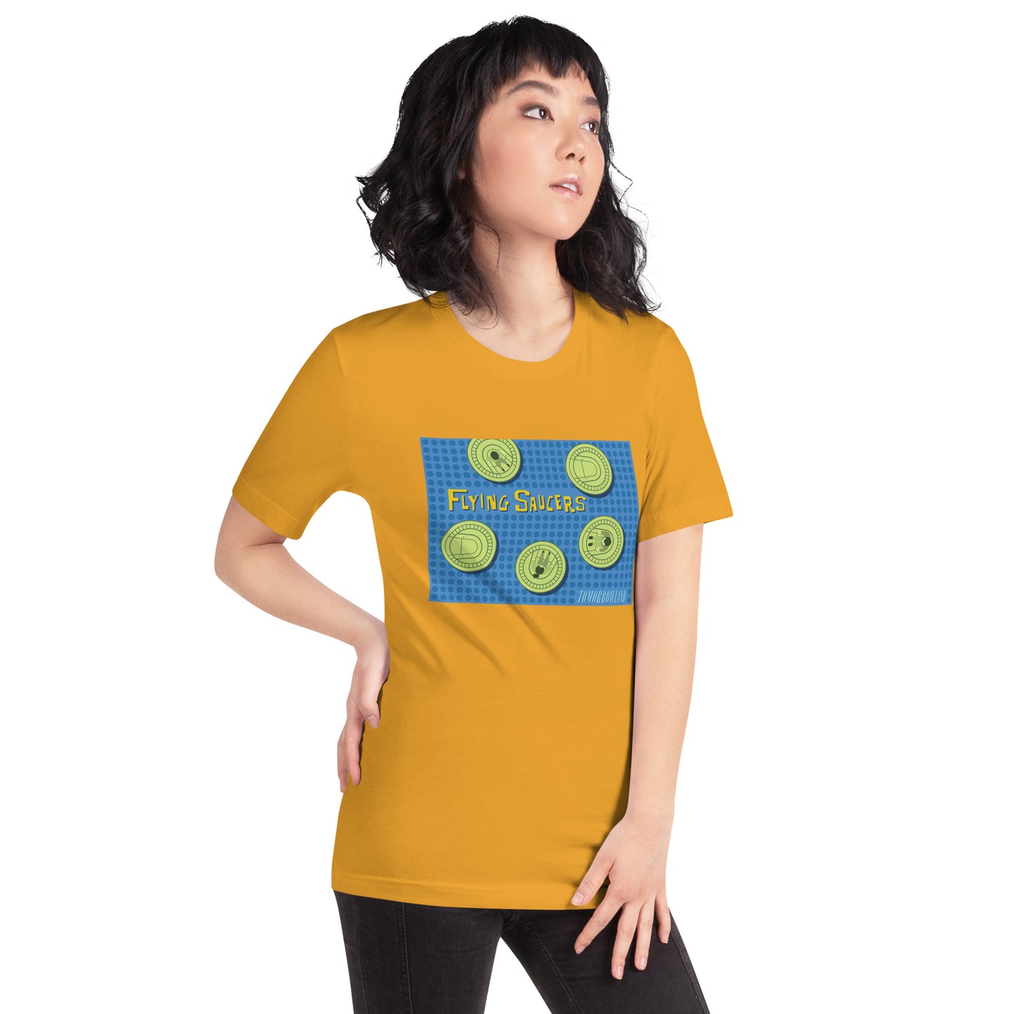 FLYING SAUCERS grid T-Shirt
