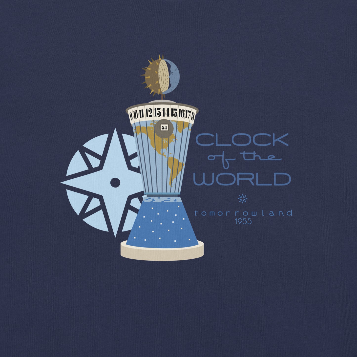 CLOCK OF THE WORLD tower T-Shirt