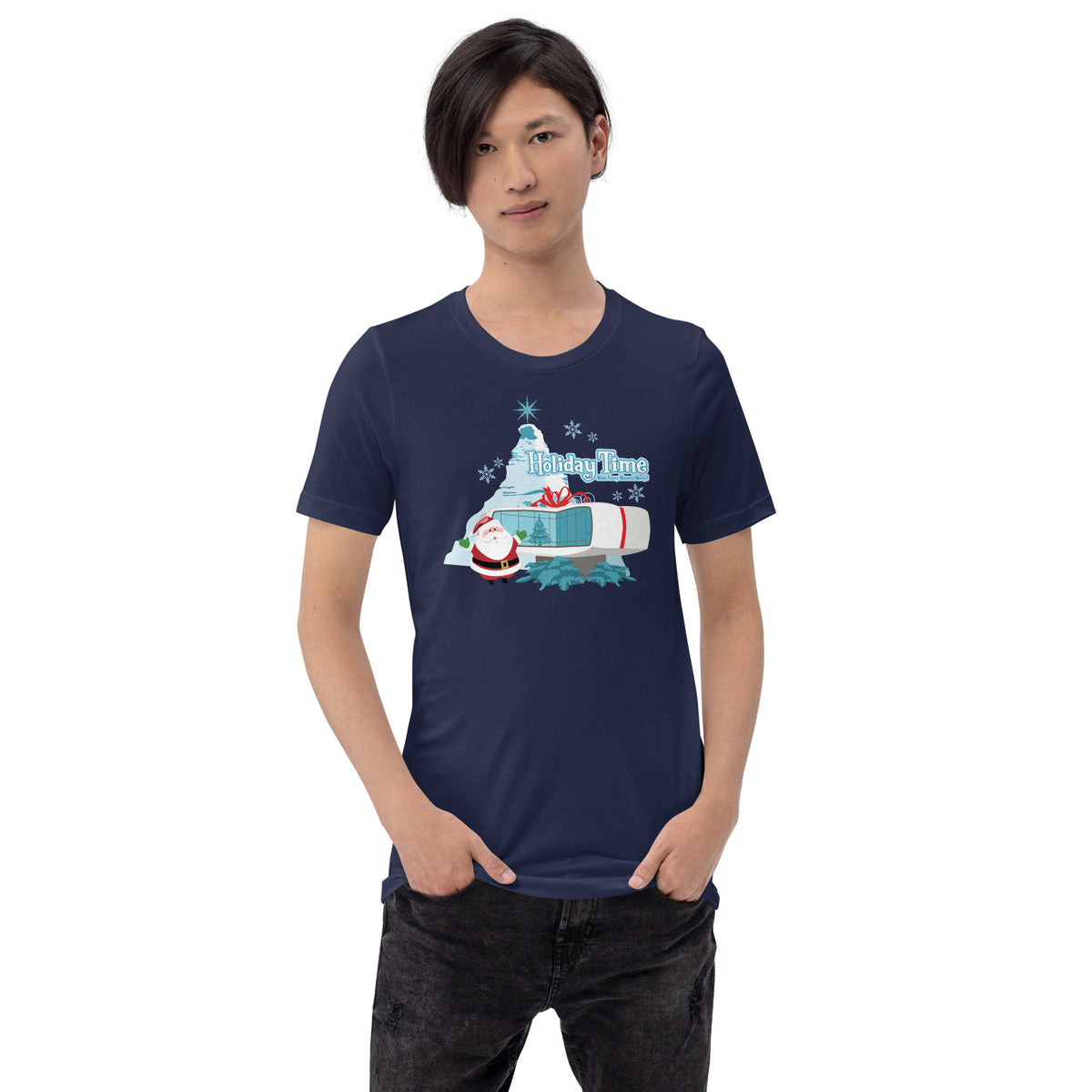 DL HOLIDAY TIME future house T-shirt