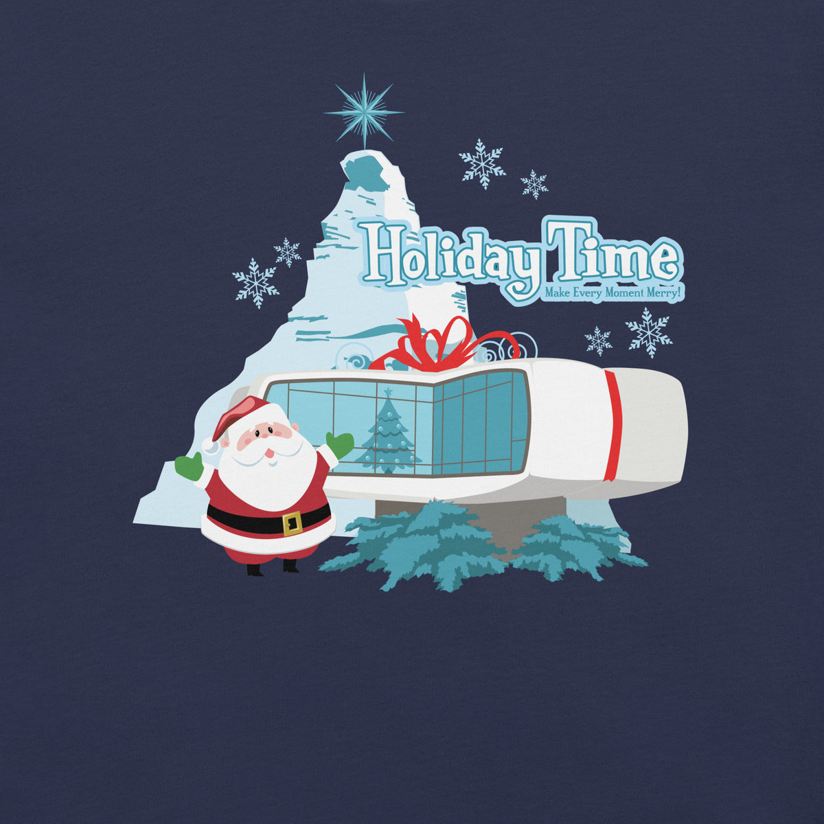 DL HOLIDAY TIME future house T-shirt