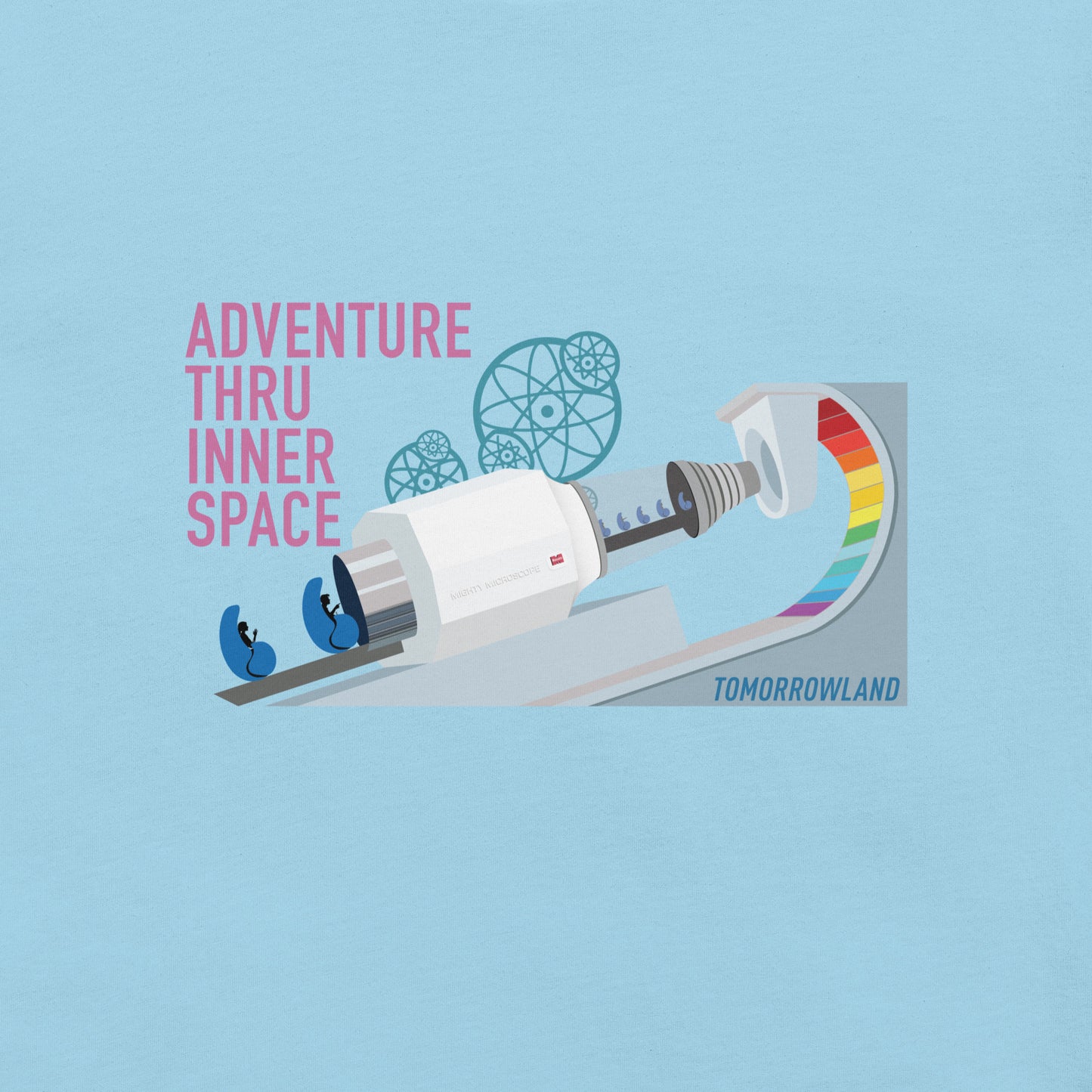 ADVENTURE THRU INNER SPACE microscope T-Shirt