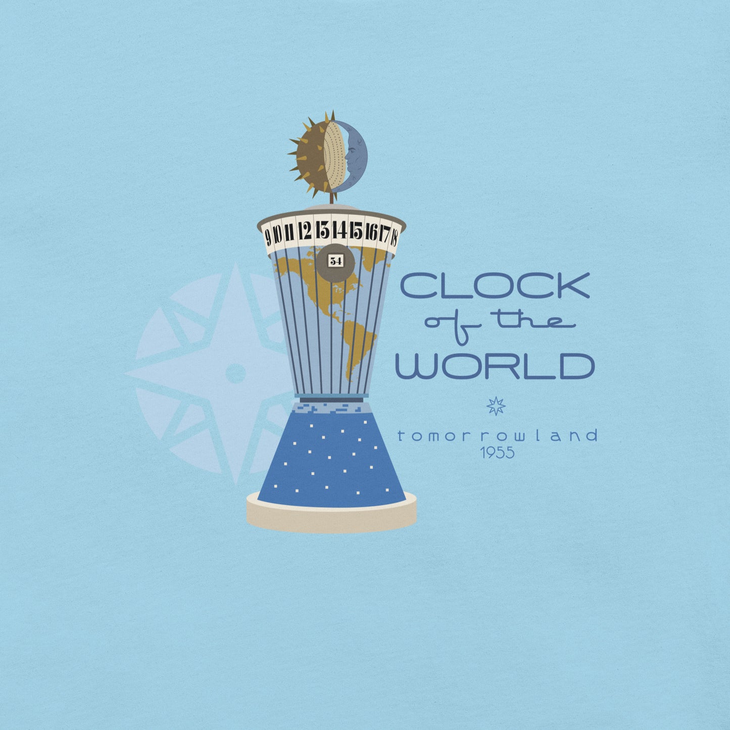 CLOCK OF THE WORLD tower T-Shirt