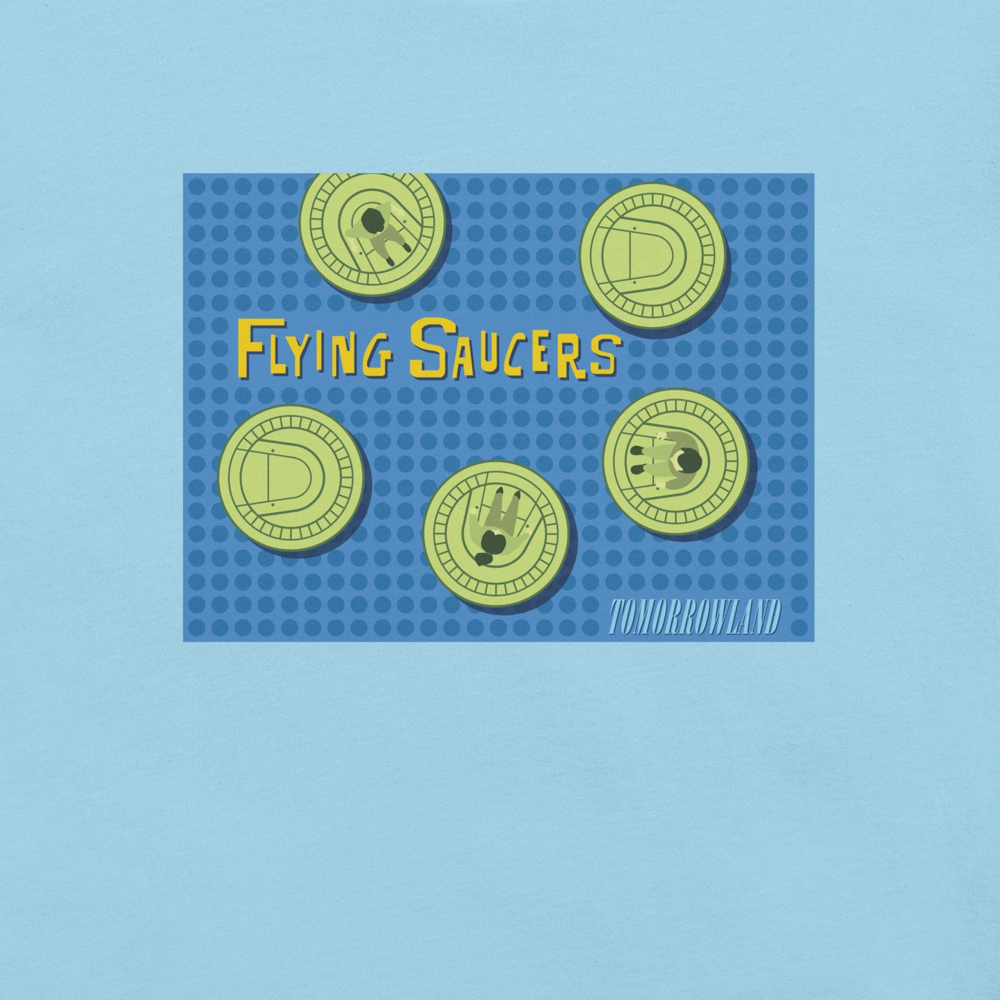 FLYING SAUCERS grid T-Shirt