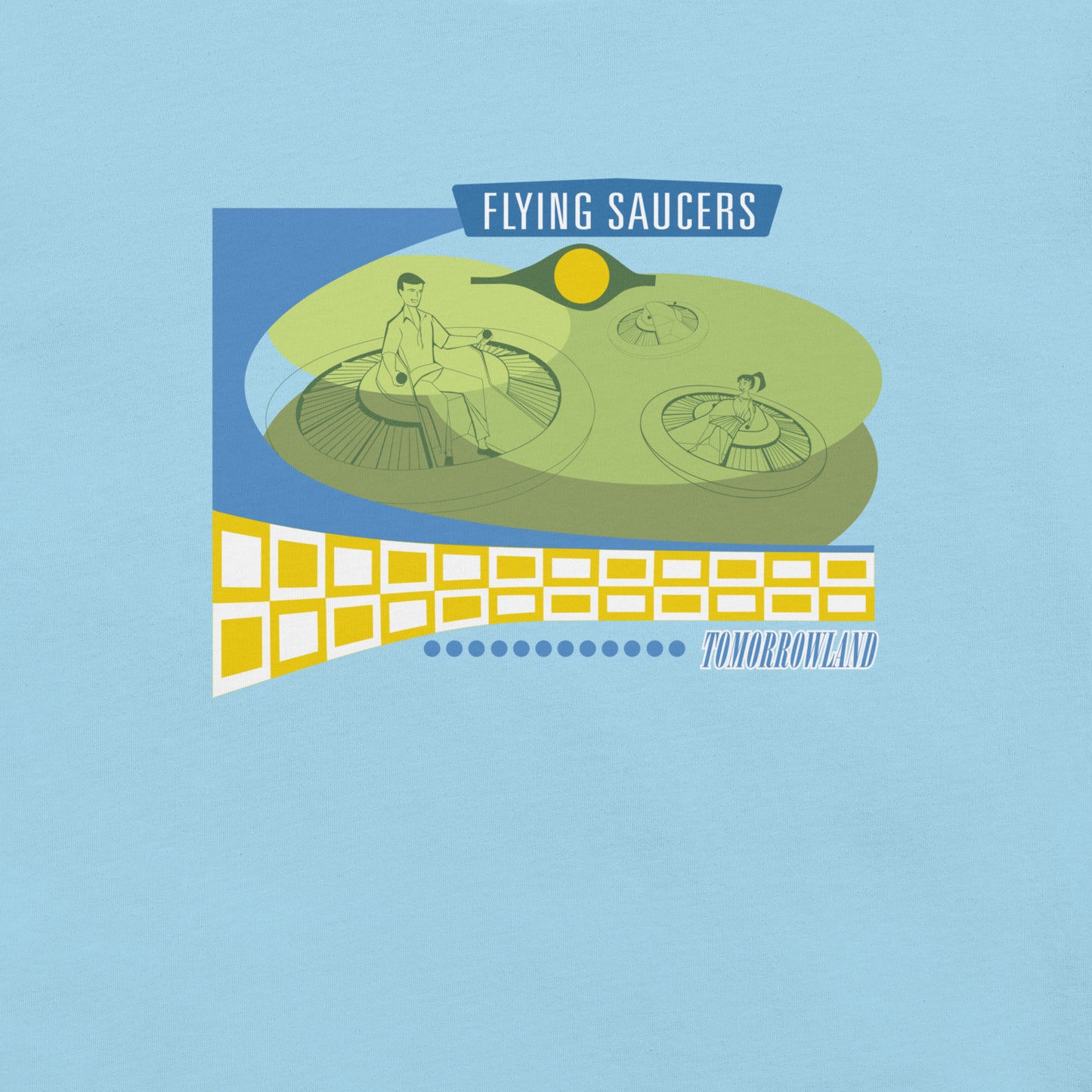 FLYING SAUCERS scene T-Shirt