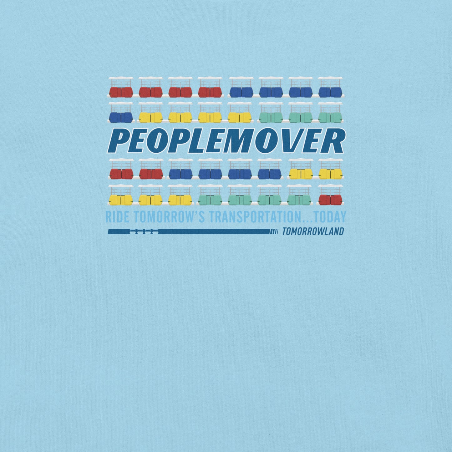 PEOPLEMOVER vehicles stacked T-Shirt