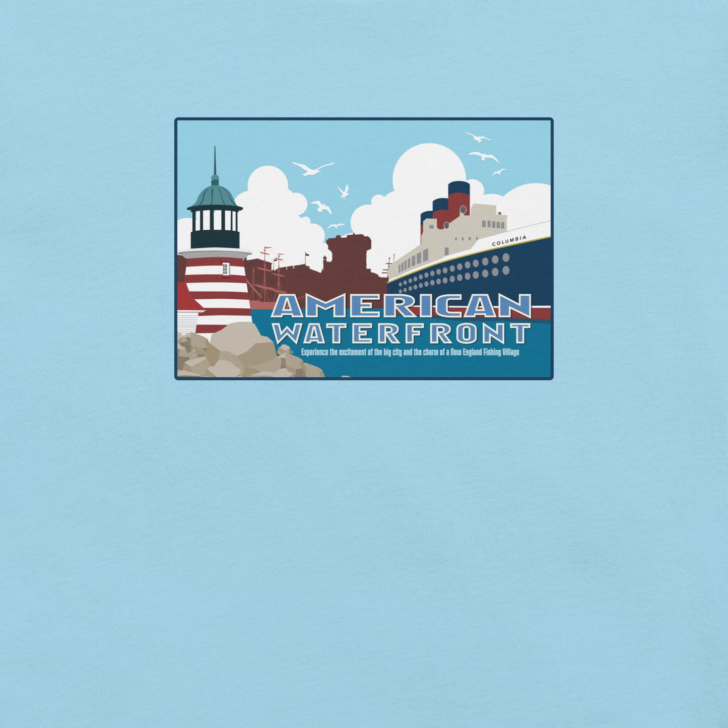 TDS AMERICAN WATERFRONT port title T-Shirt