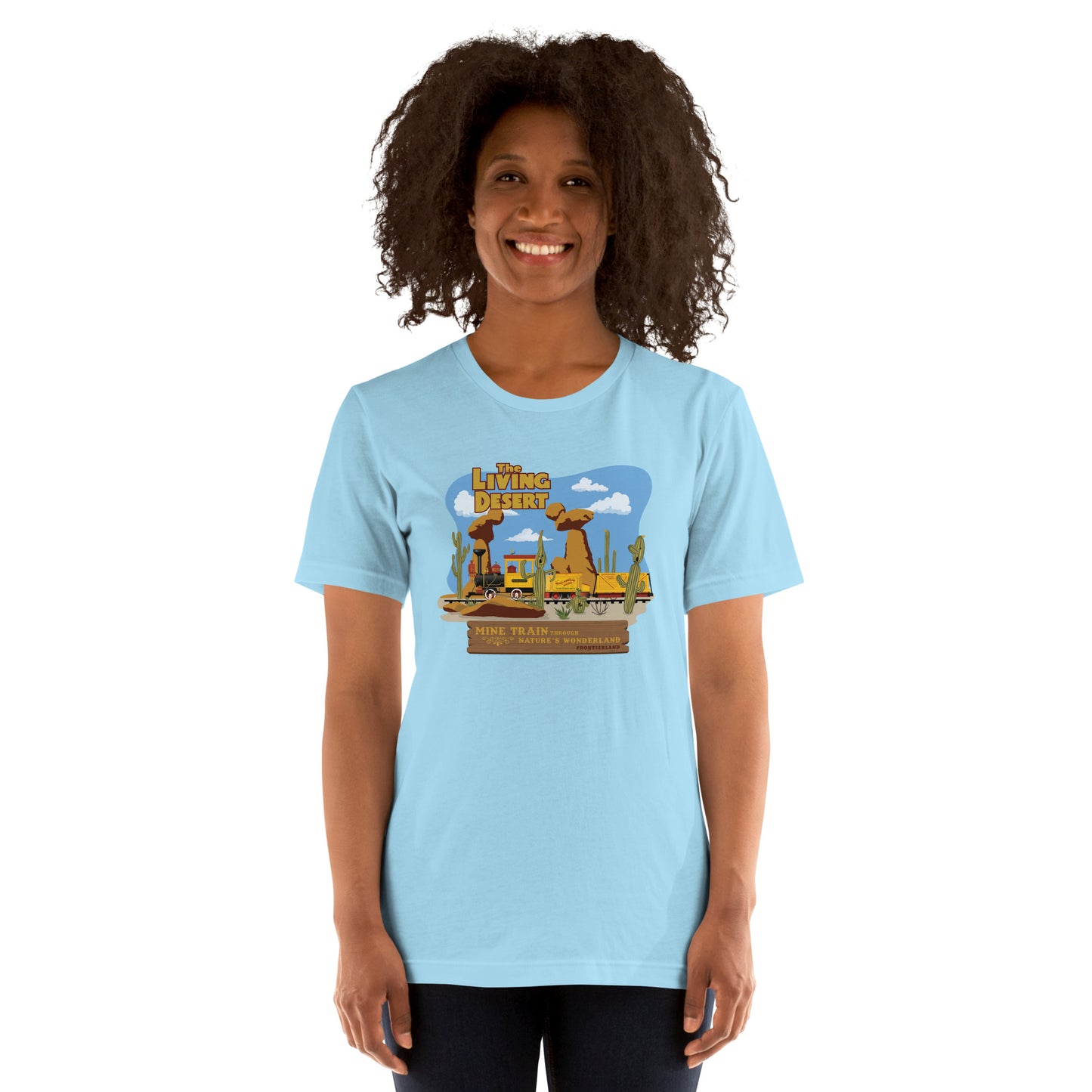 MINE TRAIN THROUGH NATURE'S WONDERLAND living desert T-Shirt