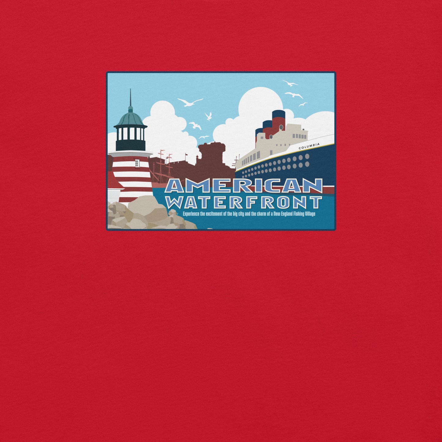 TDS AMERICAN WATERFRONT port title T-Shirt