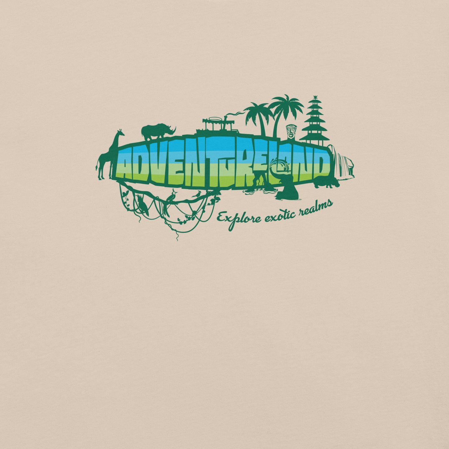 MK ADVENTURELAND jungle green T-Shirt