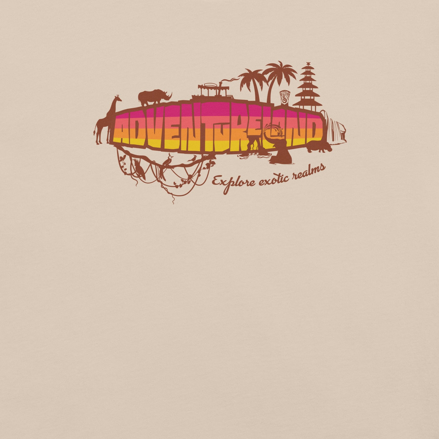 MK ADVENTURELAND jungle orange T-Shirt