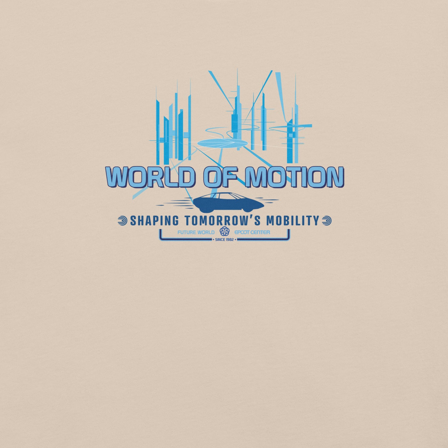 WORLD OF MOTION center core T-Shirt
