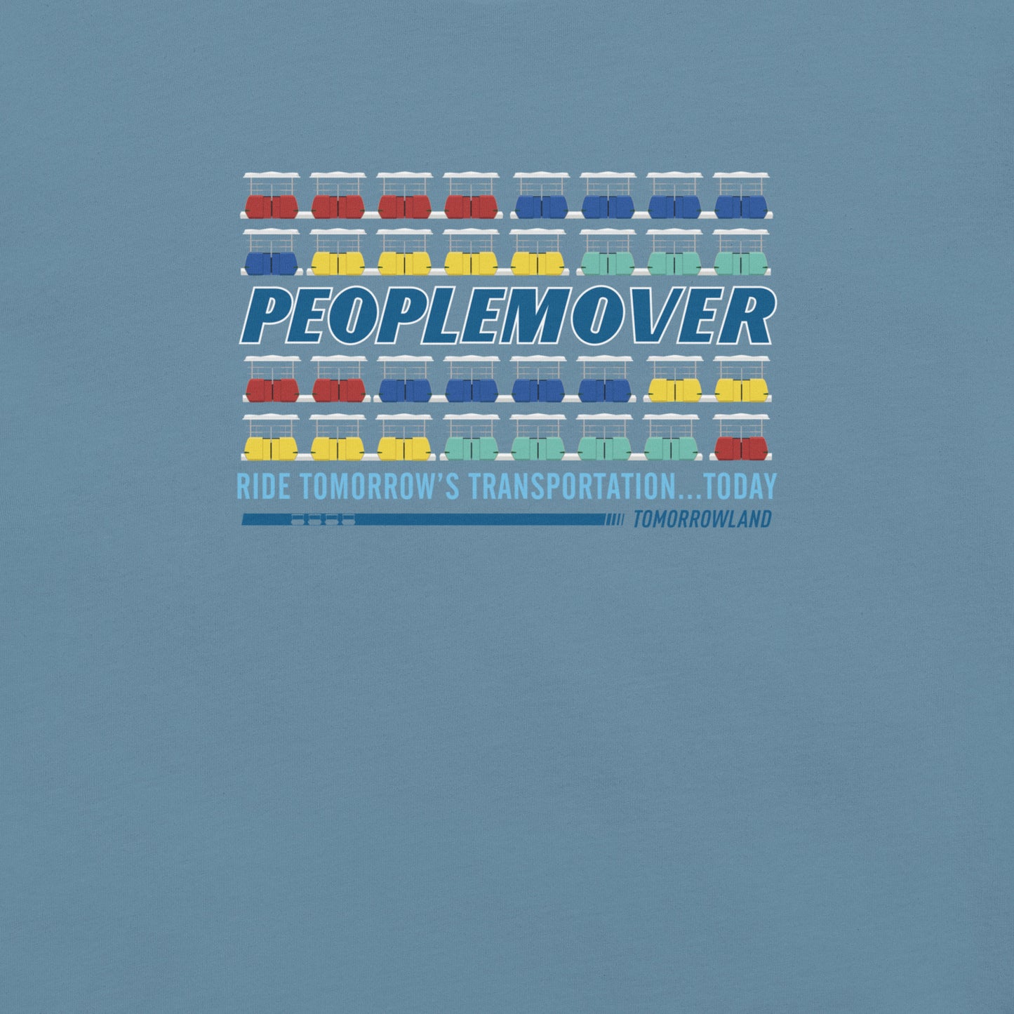 PEOPLEMOVER vehicles stacked T-Shirt