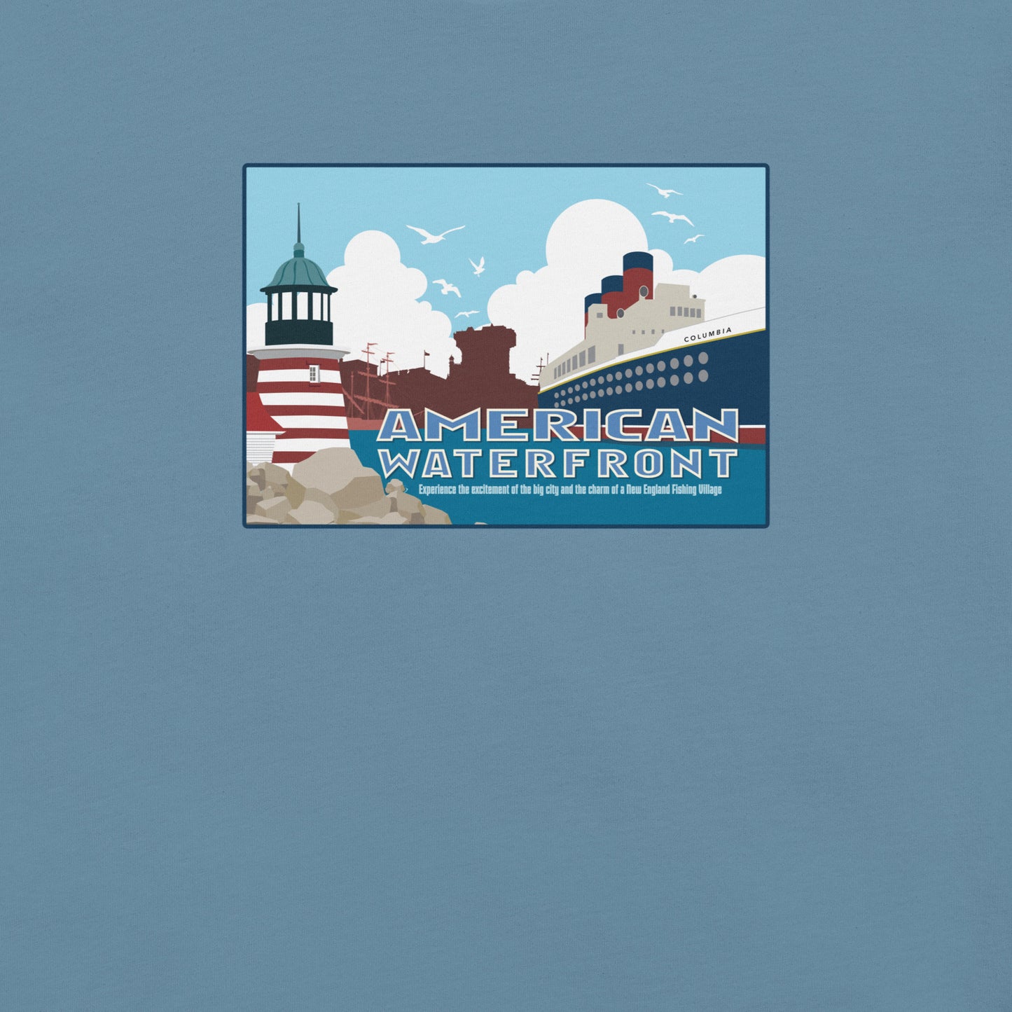 TDS AMERICAN WATERFRONT port title T-Shirt