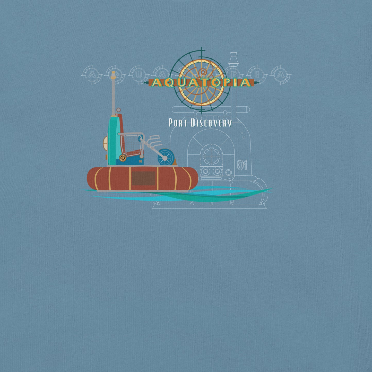TDS PORT DISCOVERY aquatopia T-Shirt