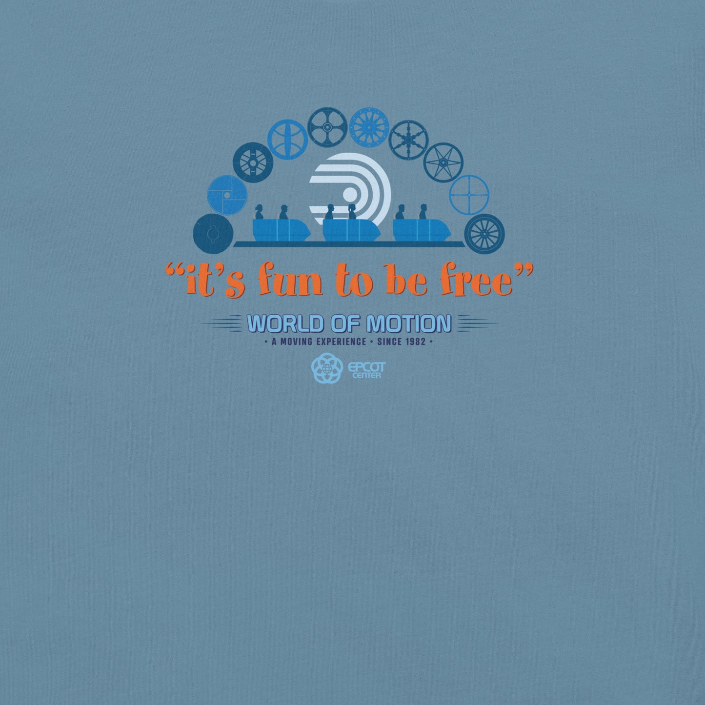WORLD OF MOTION fun to be free T-Shirt