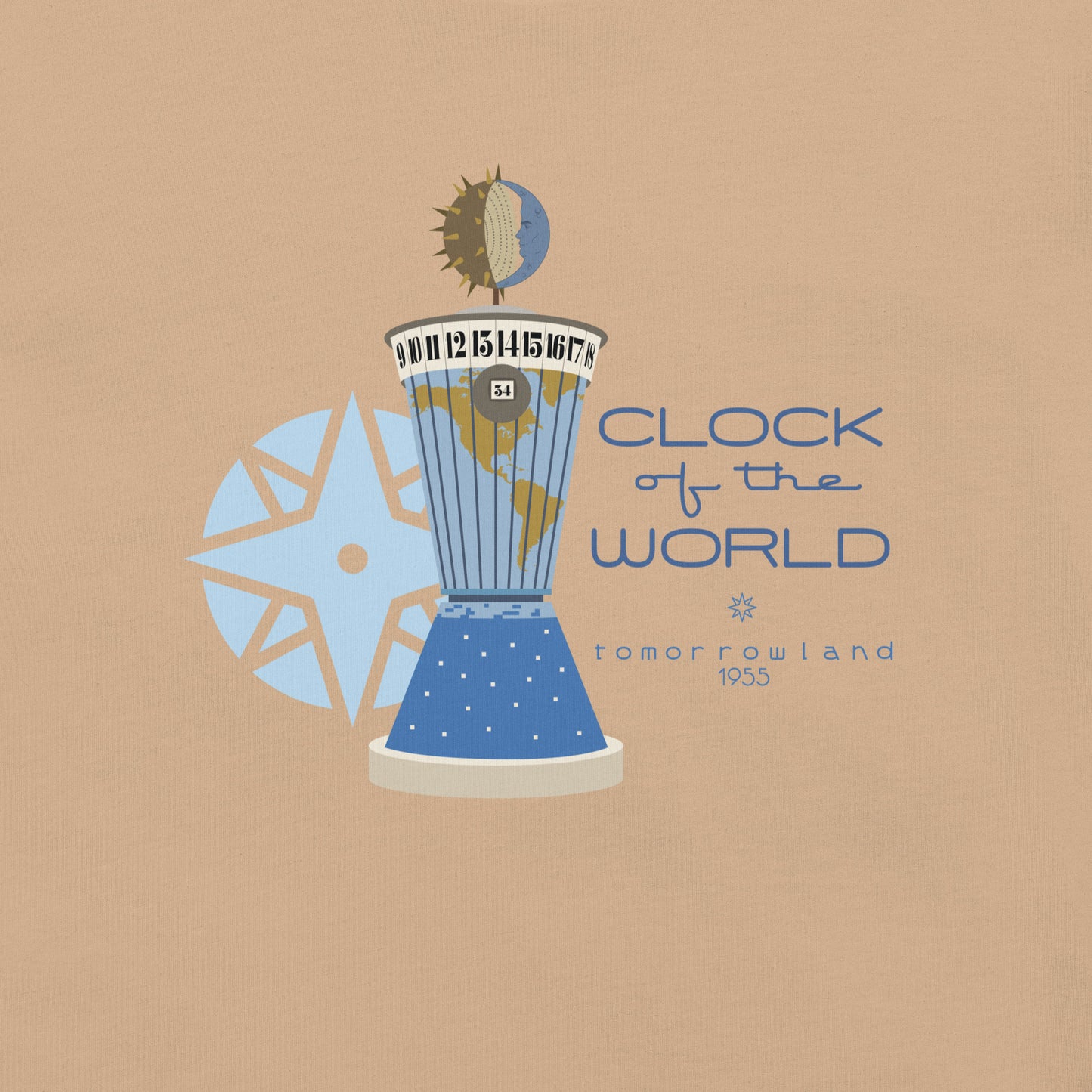 CLOCK OF THE WORLD tower T-Shirt