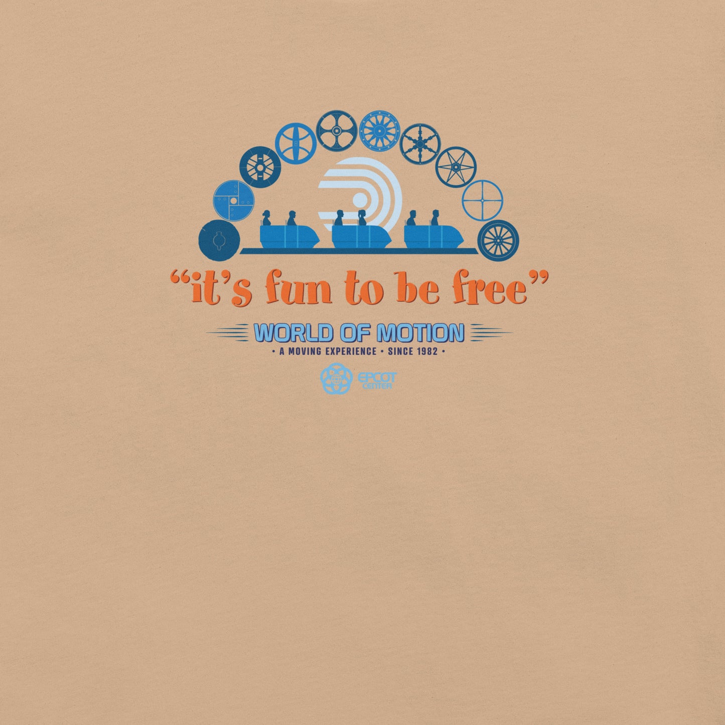 WORLD OF MOTION fun to be free T-Shirt