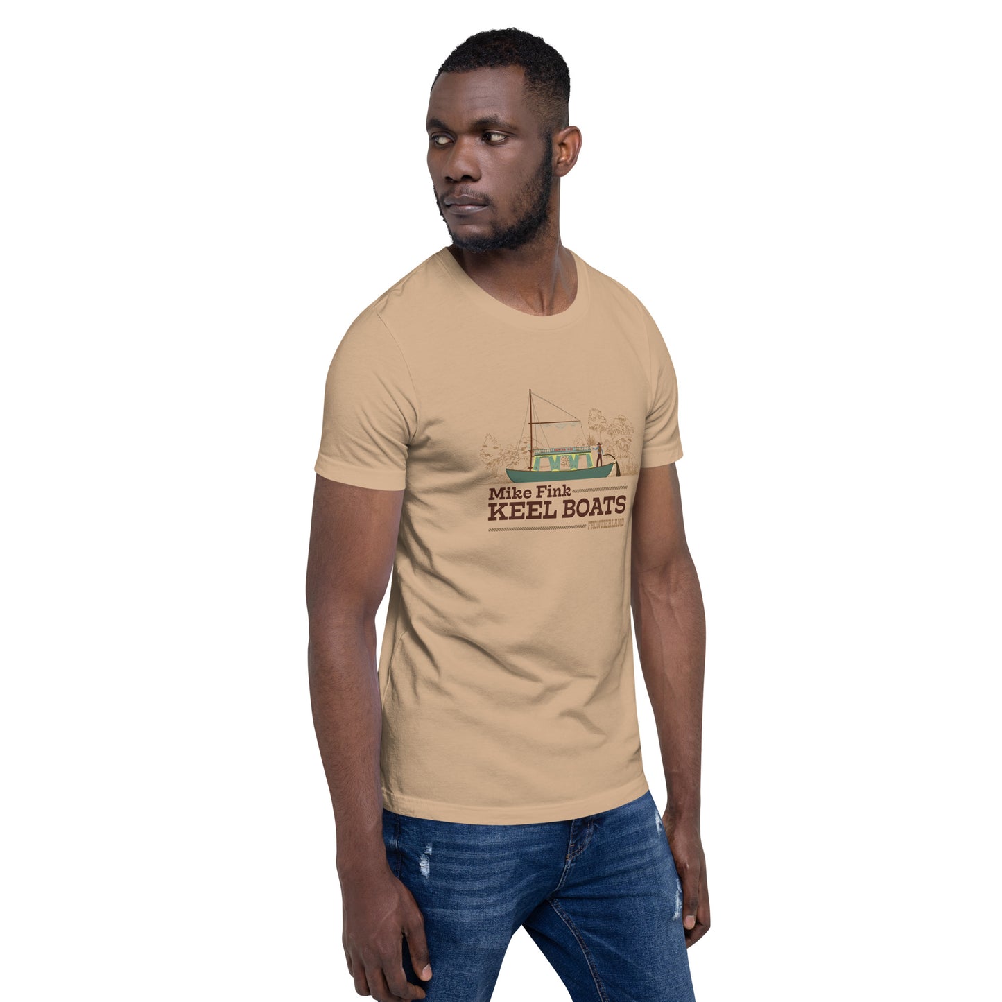 MIKE FINK KEEL BOATS scene T-Shirt
