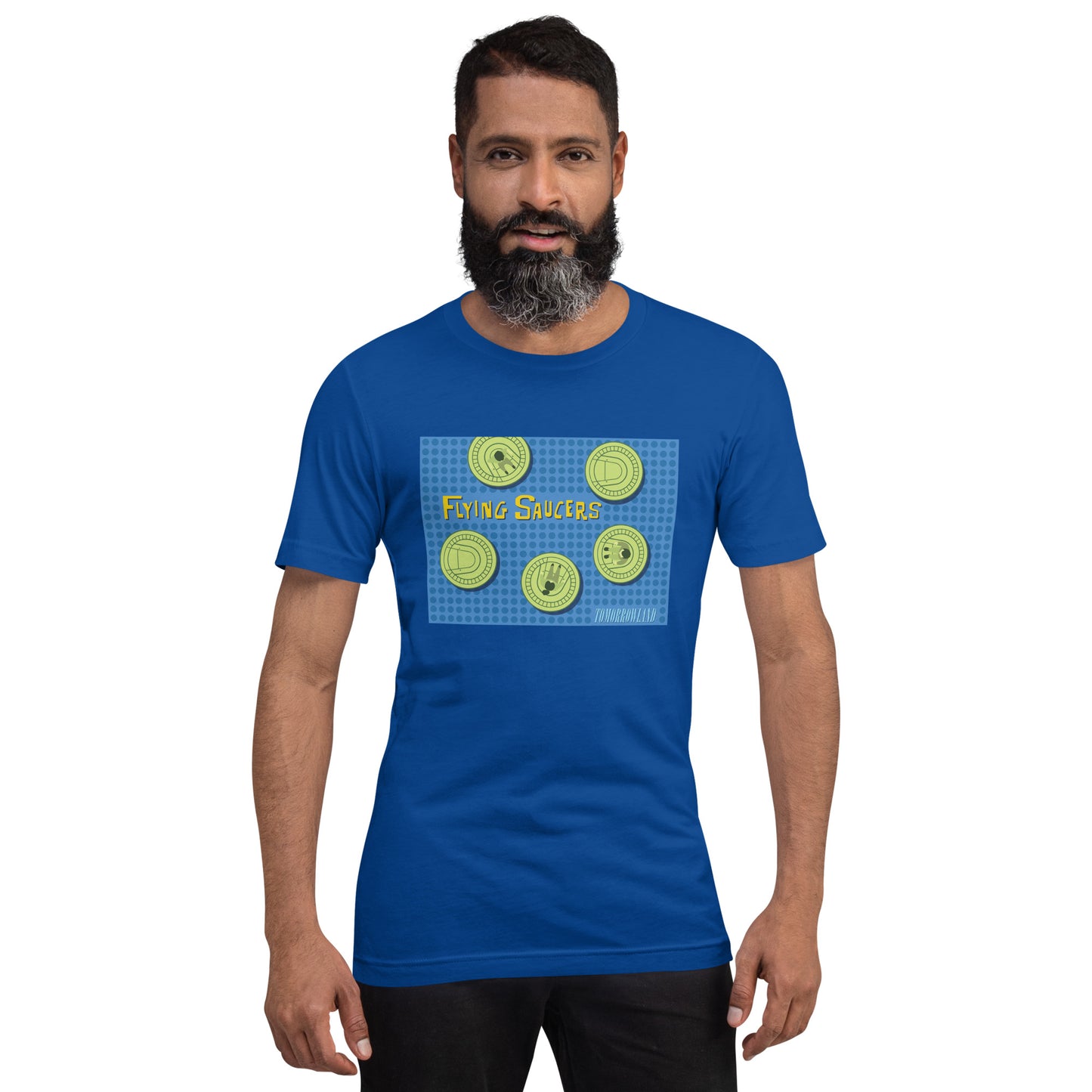 FLYING SAUCERS grid T-Shirt