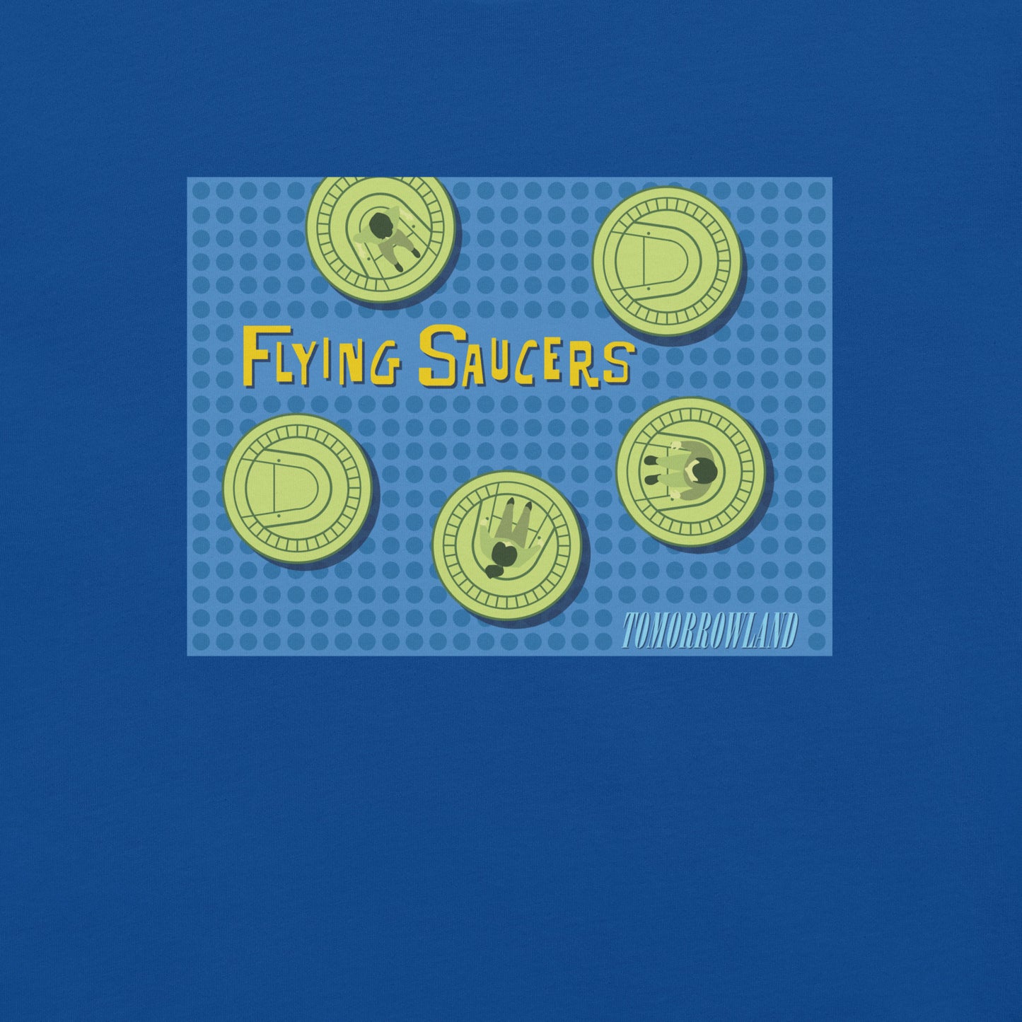 FLYING SAUCERS grid T-Shirt