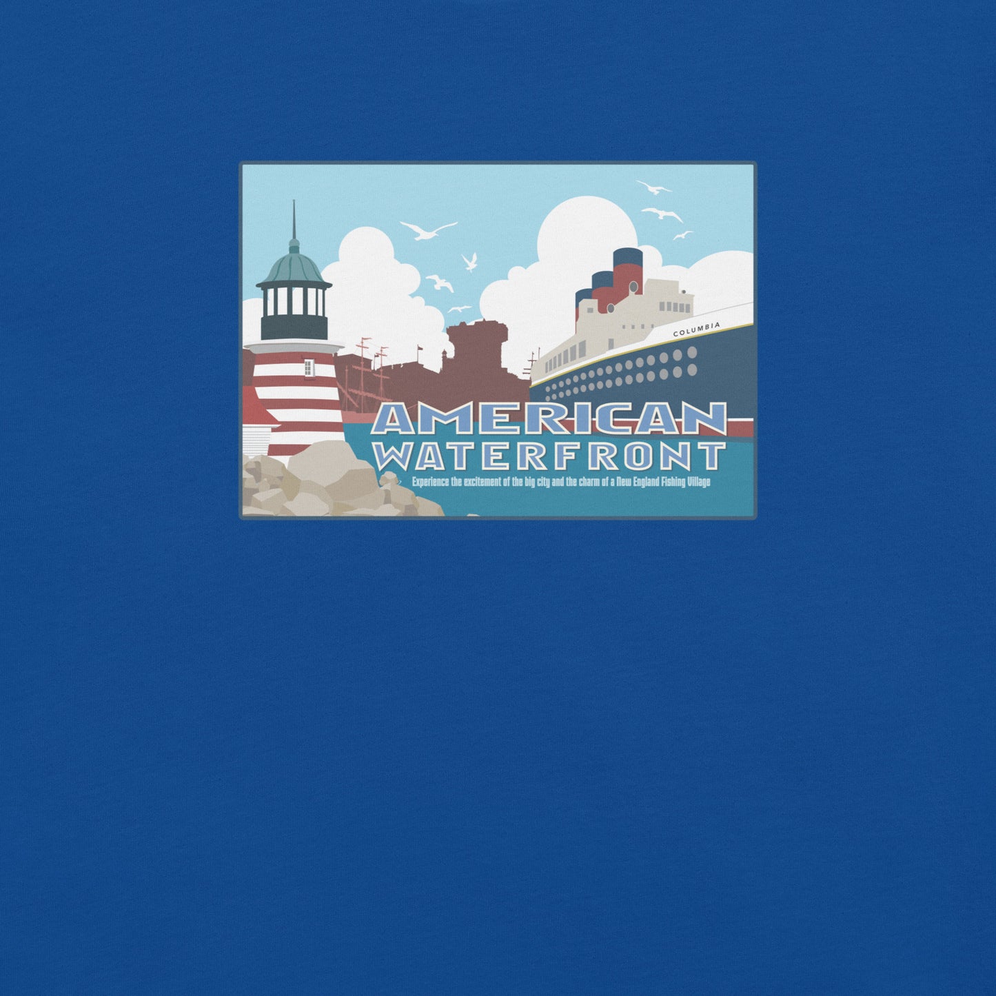 TDS AMERICAN WATERFRONT port title T-Shirt