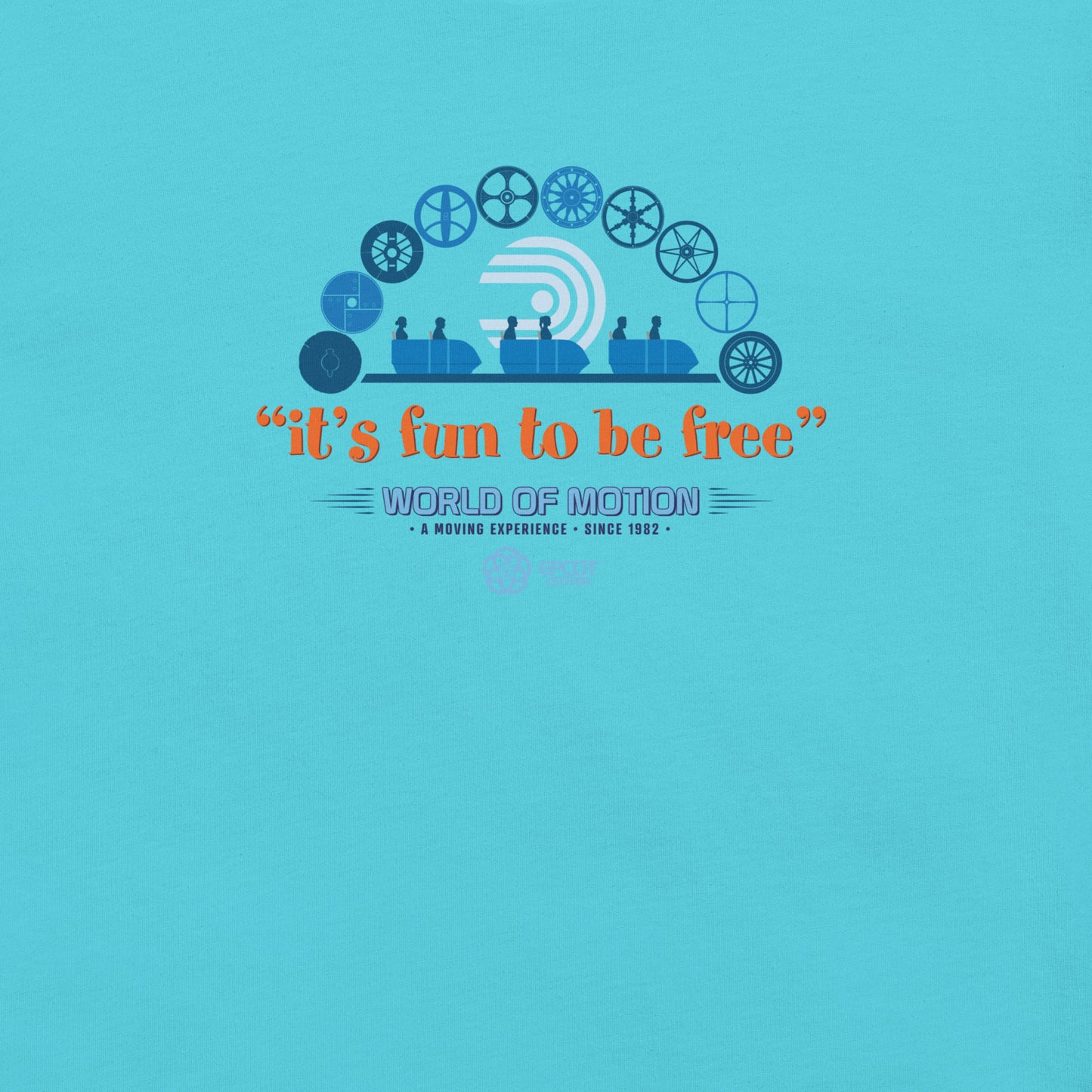 WORLD OF MOTION fun to be free T-Shirt