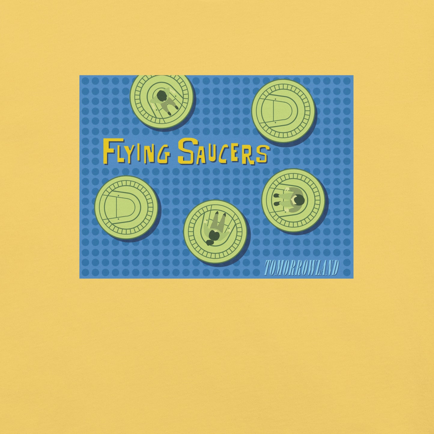 FLYING SAUCERS grid T-Shirt