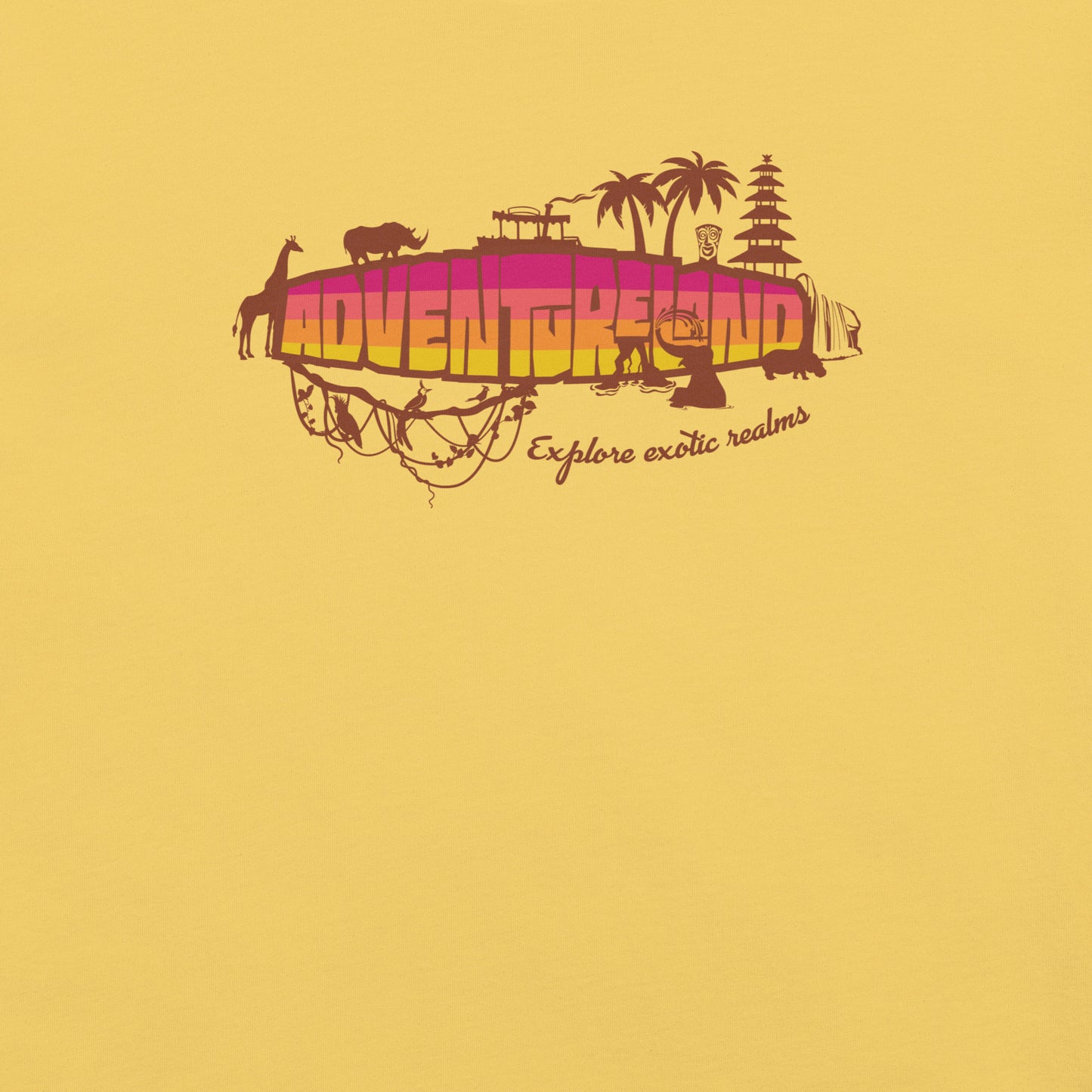 MK ADVENTURELAND jungle orange T-Shirt
