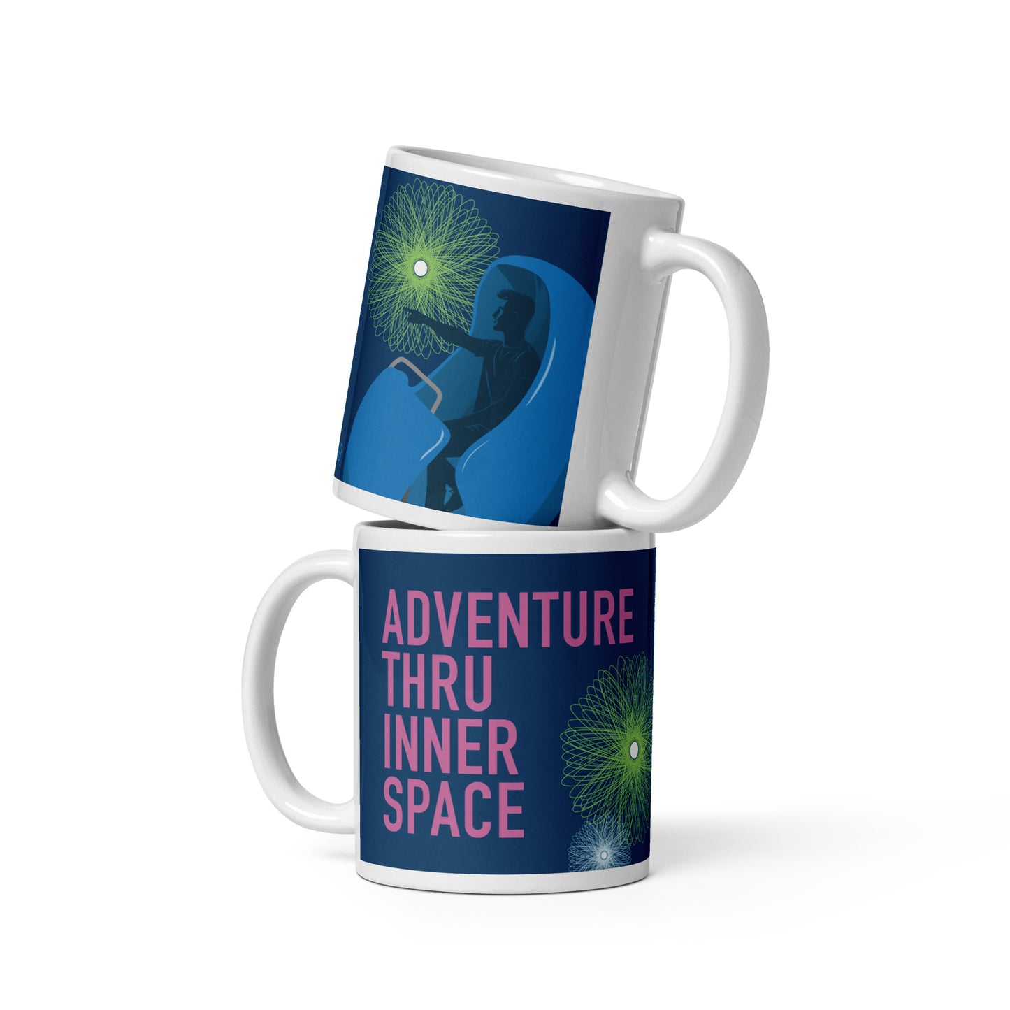 ADVENTURE THRU INNER SPACE atomobile Mugs (3 sizes)