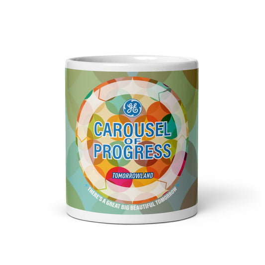 CAROUSEL OF PROGRESS kaleidoscope Mugs (3 sizes)
