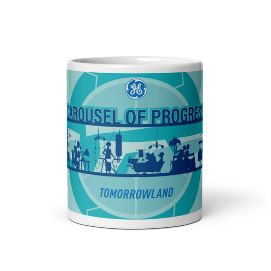 CAROUSEL OF PROGRESS scene Mugs (3 sizes)