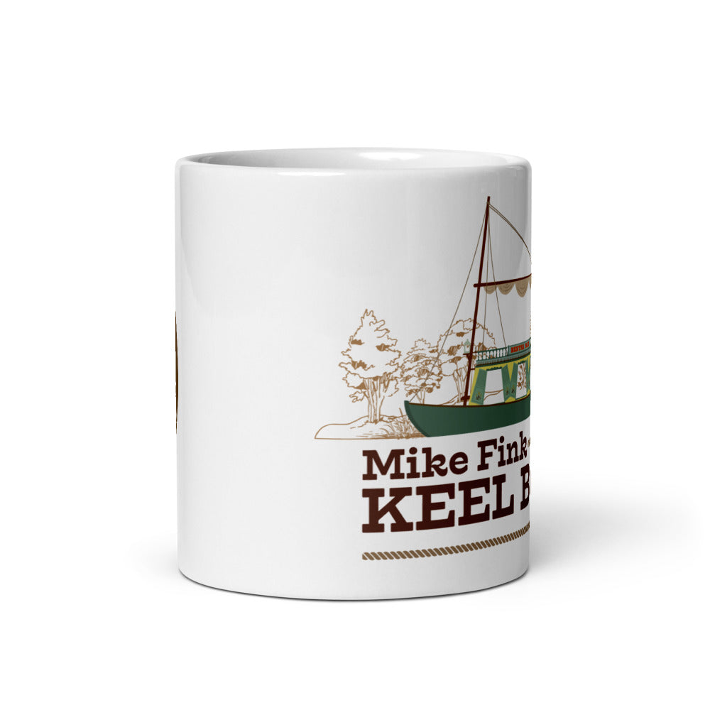 MIKE FINK KEEL BOATS scene Mugs (3 sizes)