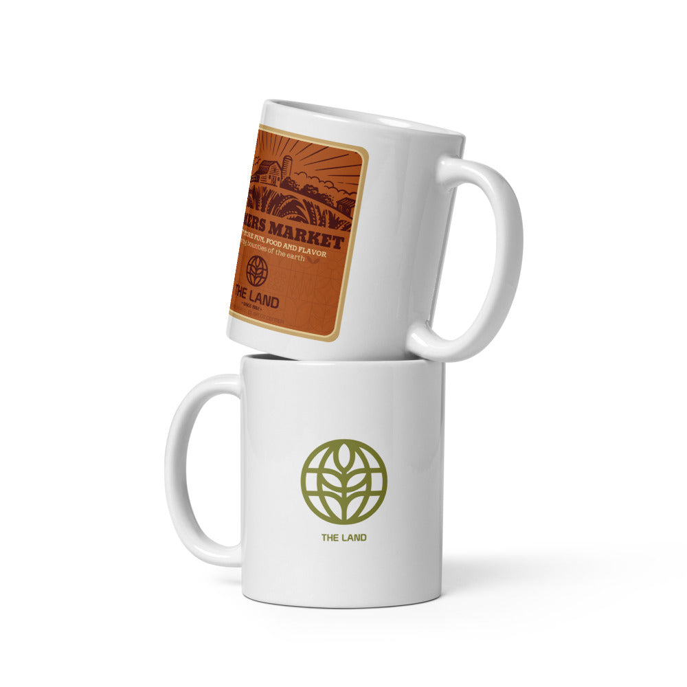 THE LAND farmers market Mugs (3 sizes)