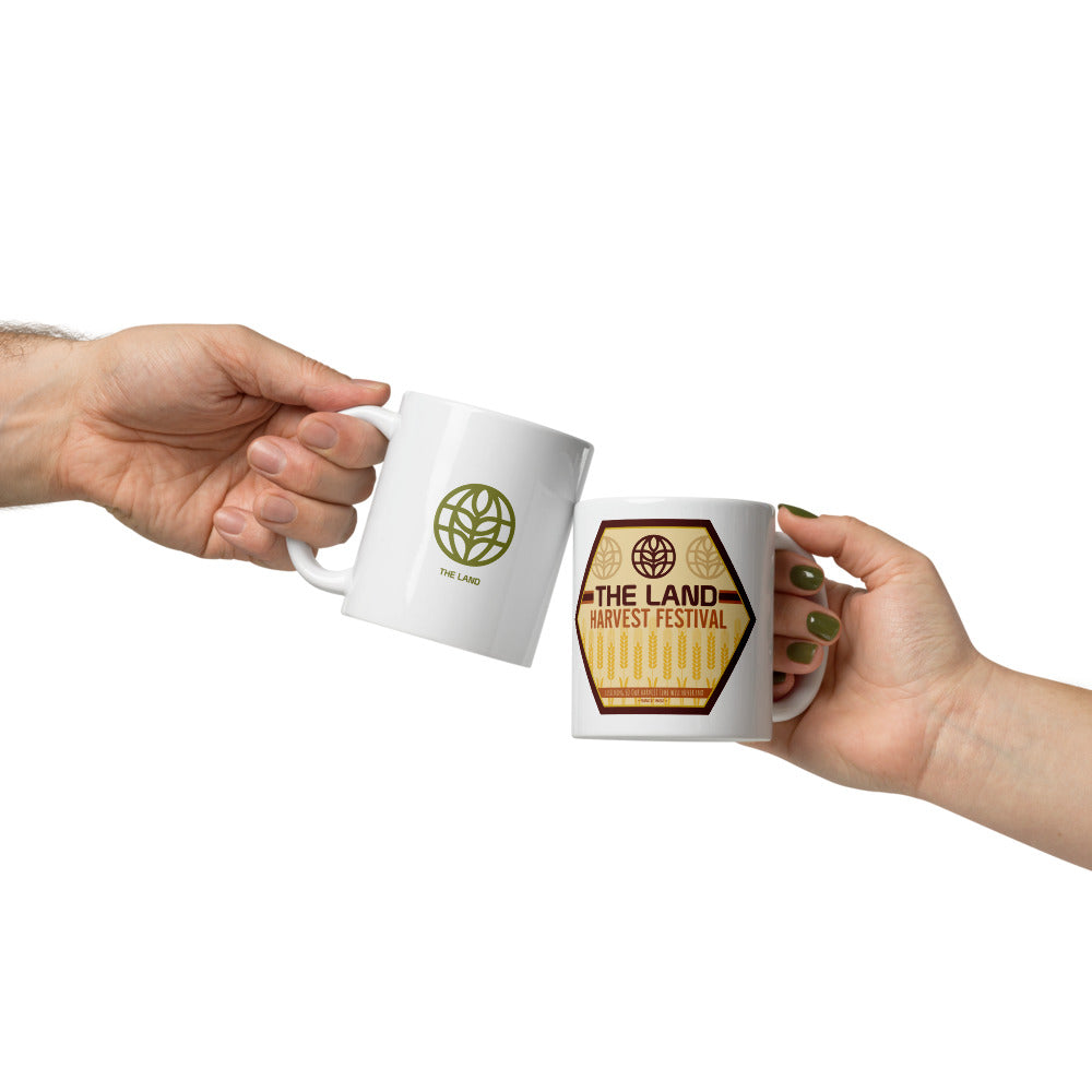 THE LAND harvest festival Mugs (3 sizes)