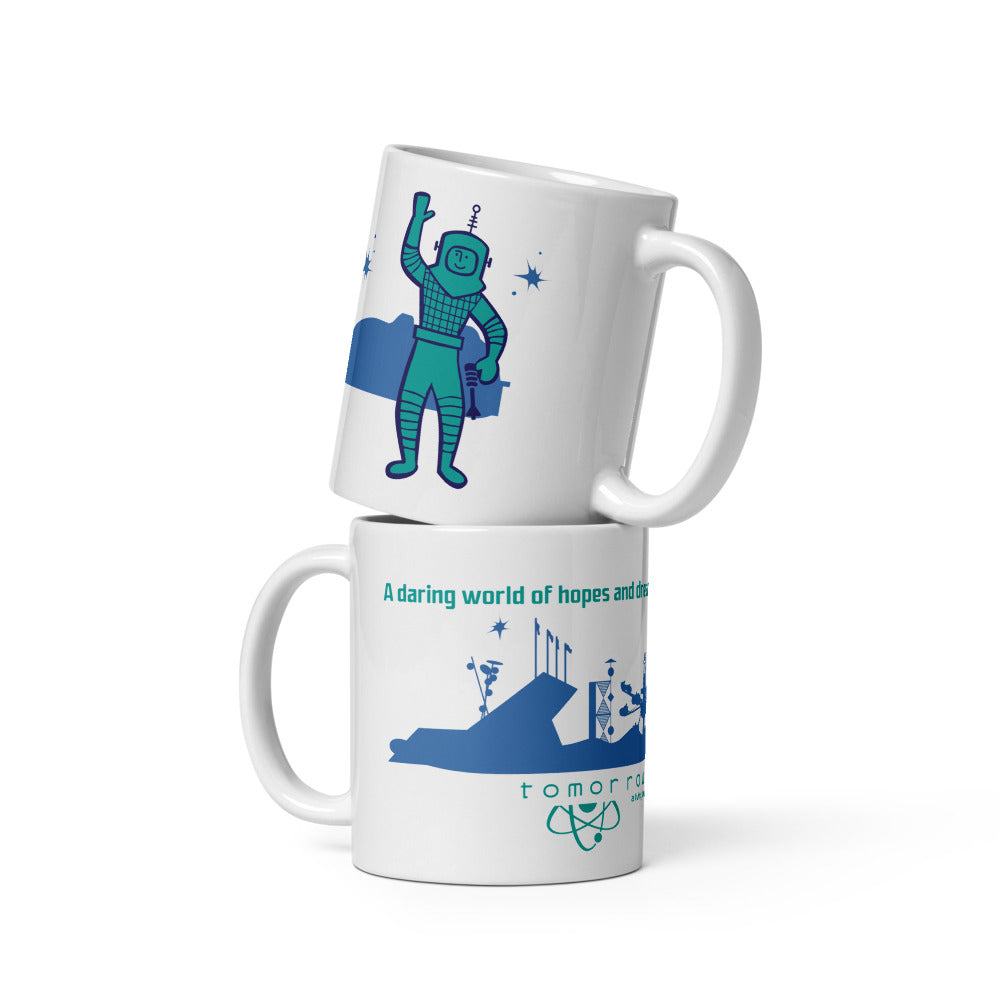TOMORROWLAND astronaut Mugs (3 sizes)