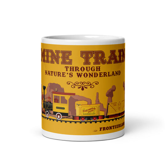 MINE TRAIN THROUGH NATURE'S WONDERLAND train Mugs (3 sizes)