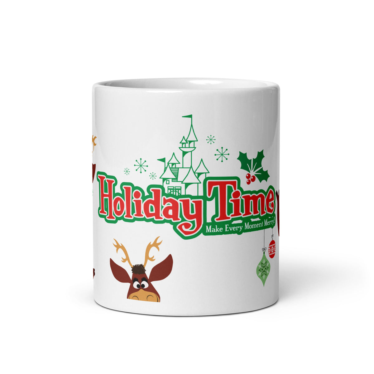 DL HOLIDAY TIME reindeer Mug