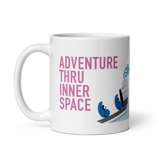 ADVENTURE THRU INNER SPACE microscope Mugs (3 sizes)