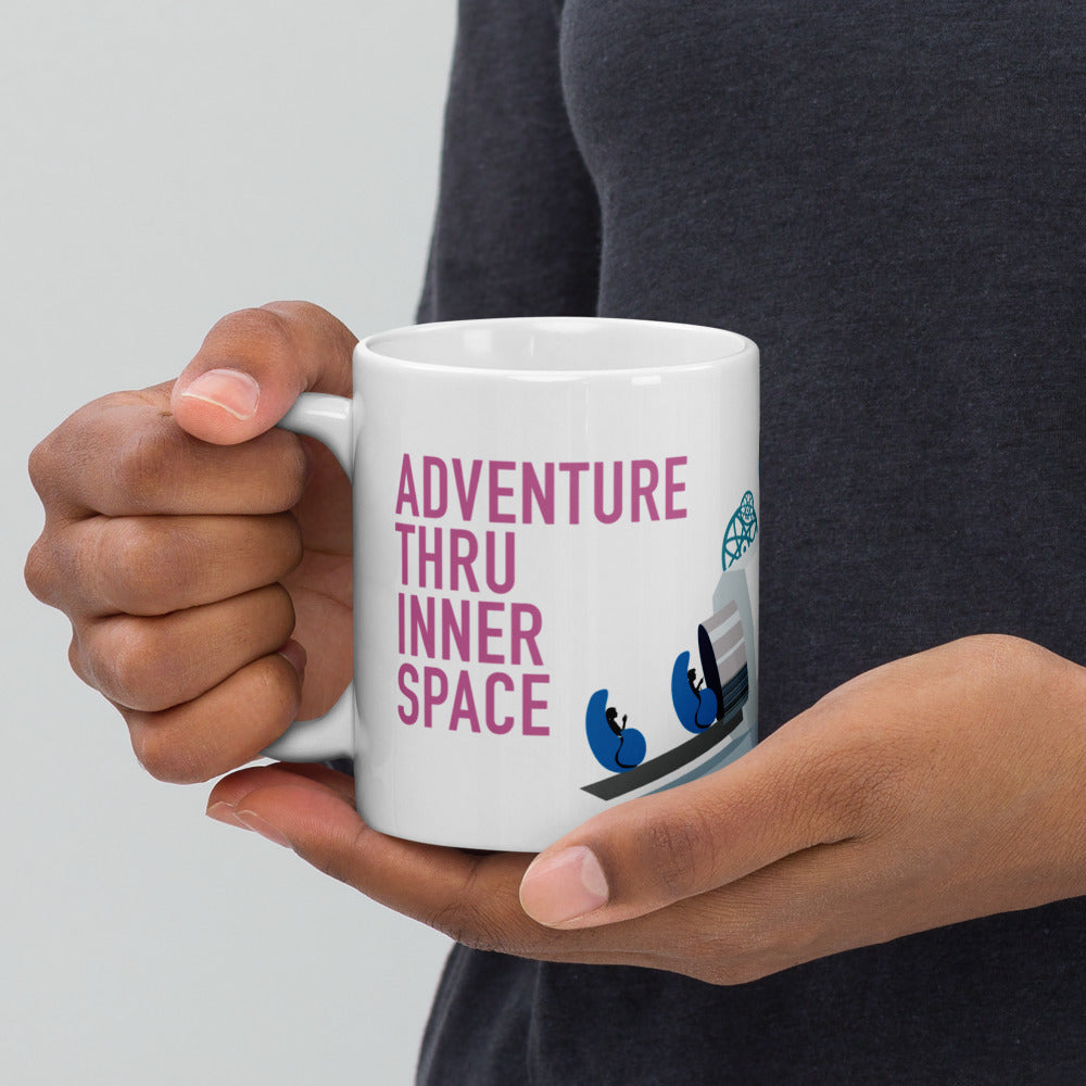 ADVENTURE THRU INNER SPACE microscope Mugs (3 sizes)