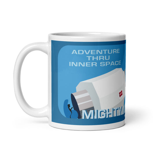 ADVENTURE THRU INNER SPACE mighty microscope Mugs (3 sizes)