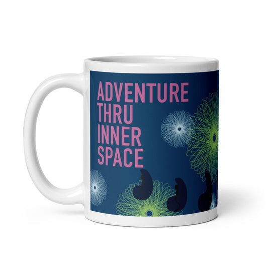 ADVENTURE THRU INNER SPACE poster Mugs (3 sizes)