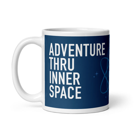 ADVENTURE THRU INNER SPACE atom Mugs (3 sizes)