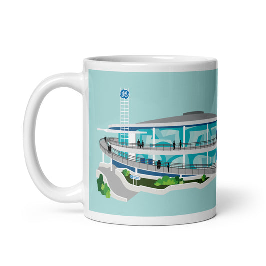 CAROUSEL OF PROGRESS building Mugs (3 sizes)