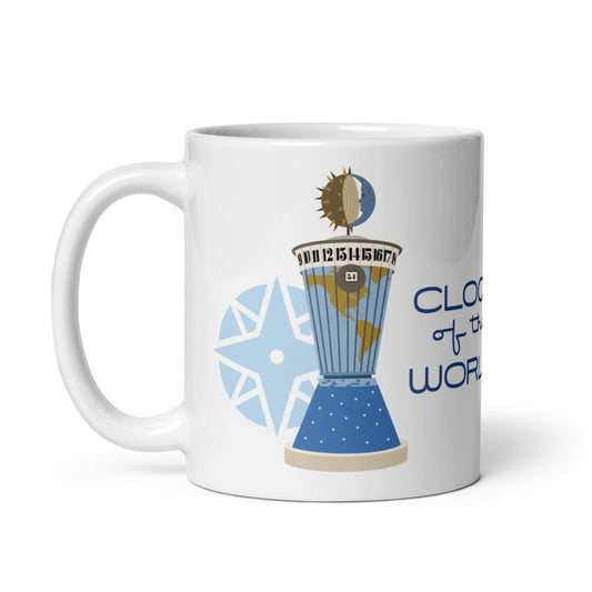 CLOCK OF THE WORLD tomorrowland Mugs (3 sizes)