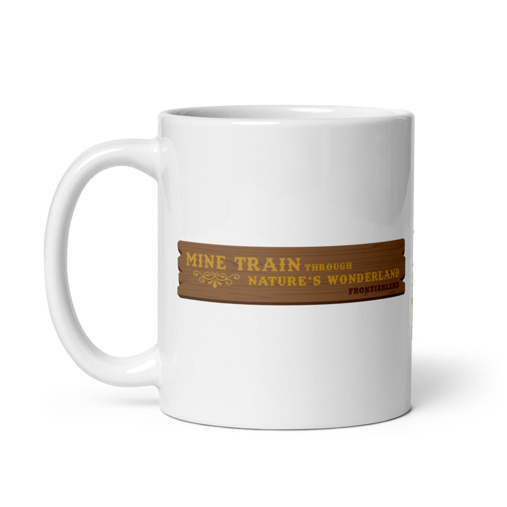 MINE TRAIN THROUGH NATURE'S WONDERLAND bear country Mugs (3 sizes)