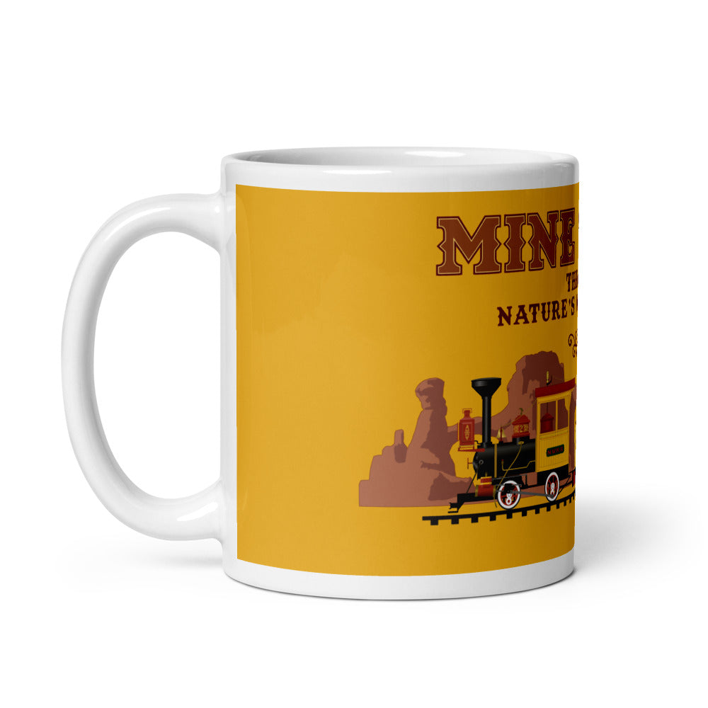 MINE TRAIN THROUGH NATURE'S WONDERLAND train Mugs (3 sizes)
