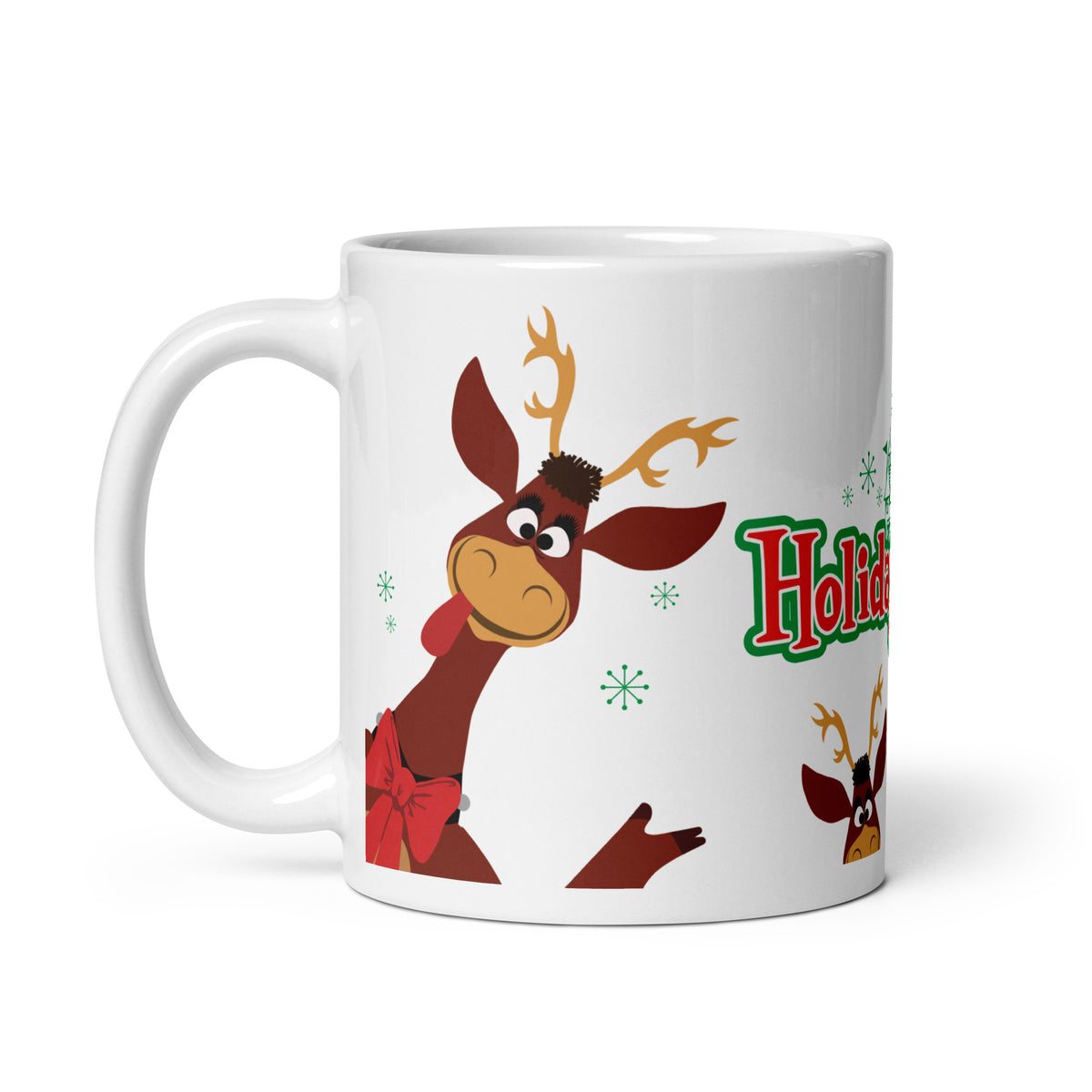 DL HOLIDAY TIME reindeer Mug